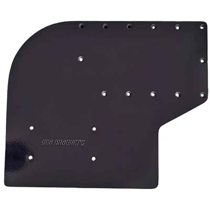 Sea Brackets Large Offset Trolling Motor Plate F/Garmin Kraken - Black [Sea2308-Blk] 1