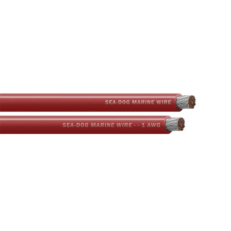 Sea-Dog 1 Awg Red Battery Cable - 100' [8001022] 1