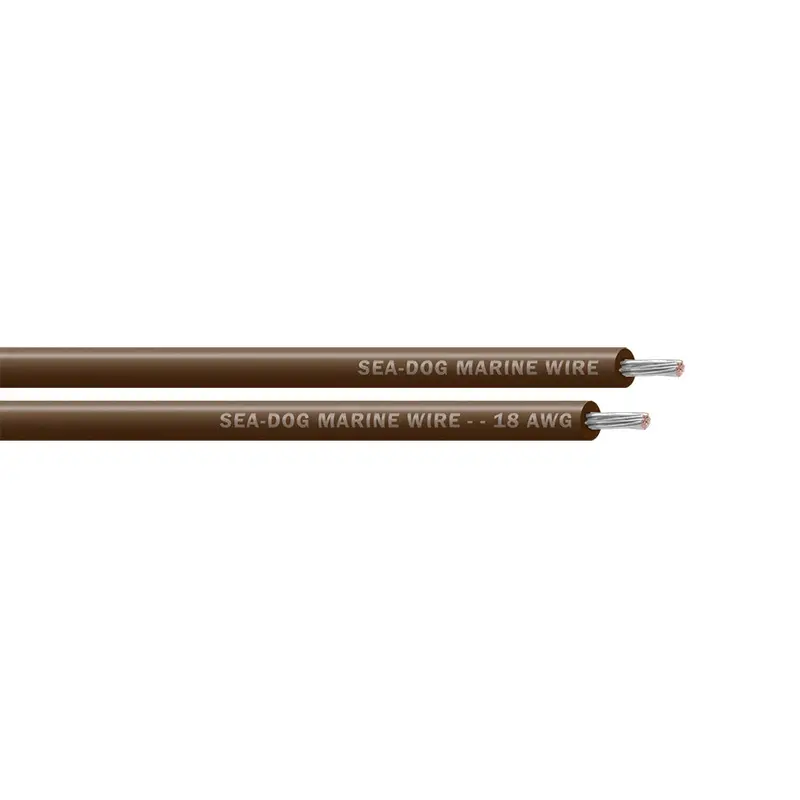 Sea-Dog 18 Awg Brown Primary Wire - 25' [8018070] 1