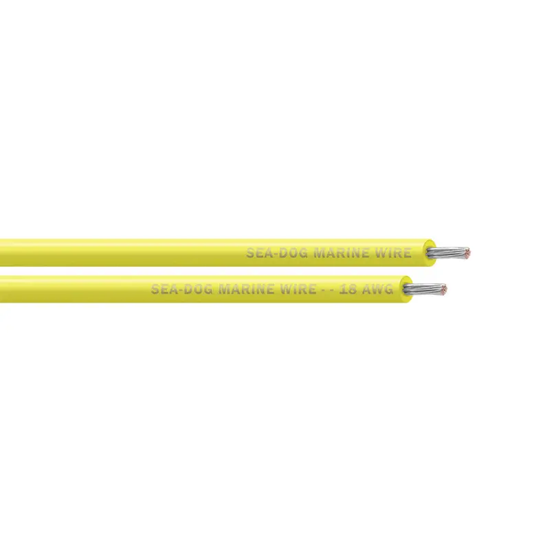 Sea-Dog 18 Awg Yellow Primary Wire - 250' [8018034] 1