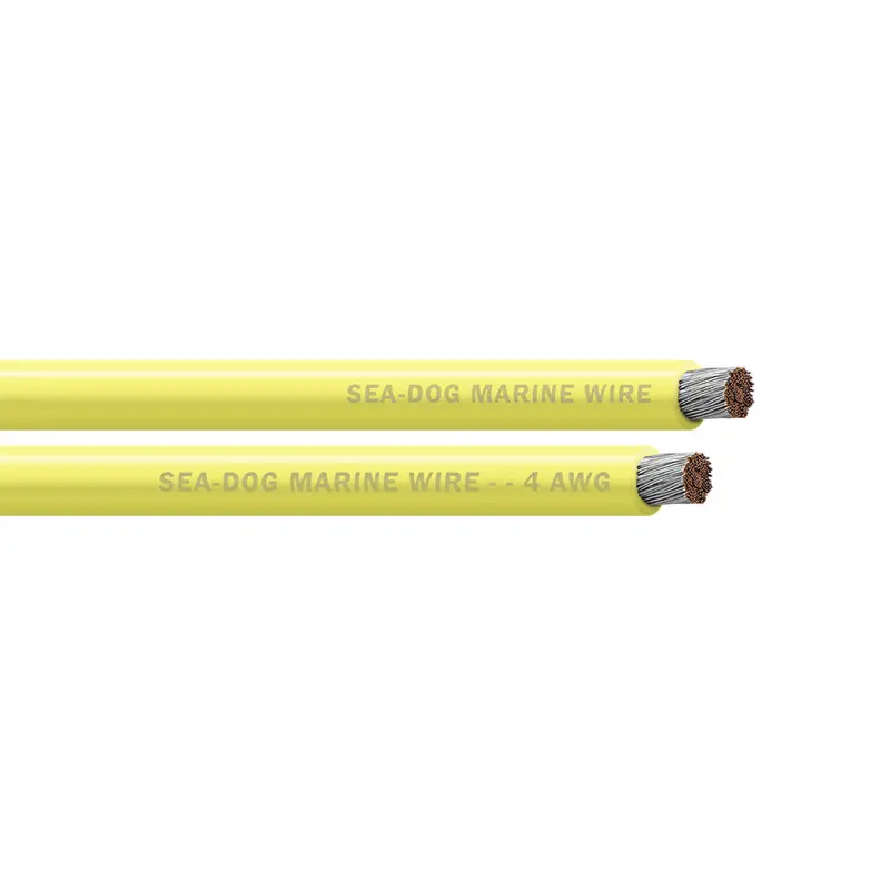 Sea-Dog 4 Awg Yellow Battery Cable - 25' [8004030] 1
