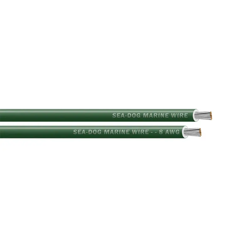 Sea-Dog 8 Awg Green Primary Wire - 50' [8008041] 1