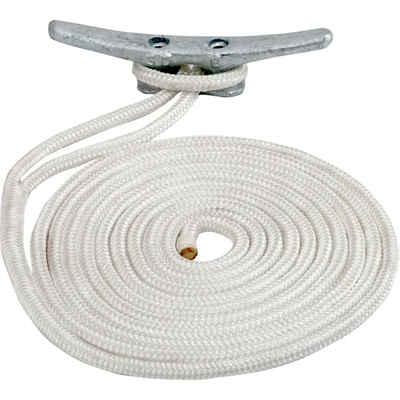 Sea-Dog Double Braided Nylon Dock Line - 5/8" X 35 - White [302116035Wh-1] 1
