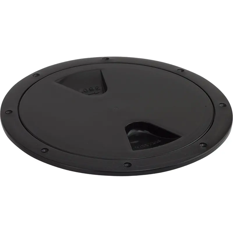 Sea-Dog Screw-Out Deck Plate - Black - 6" [335765-1] 1