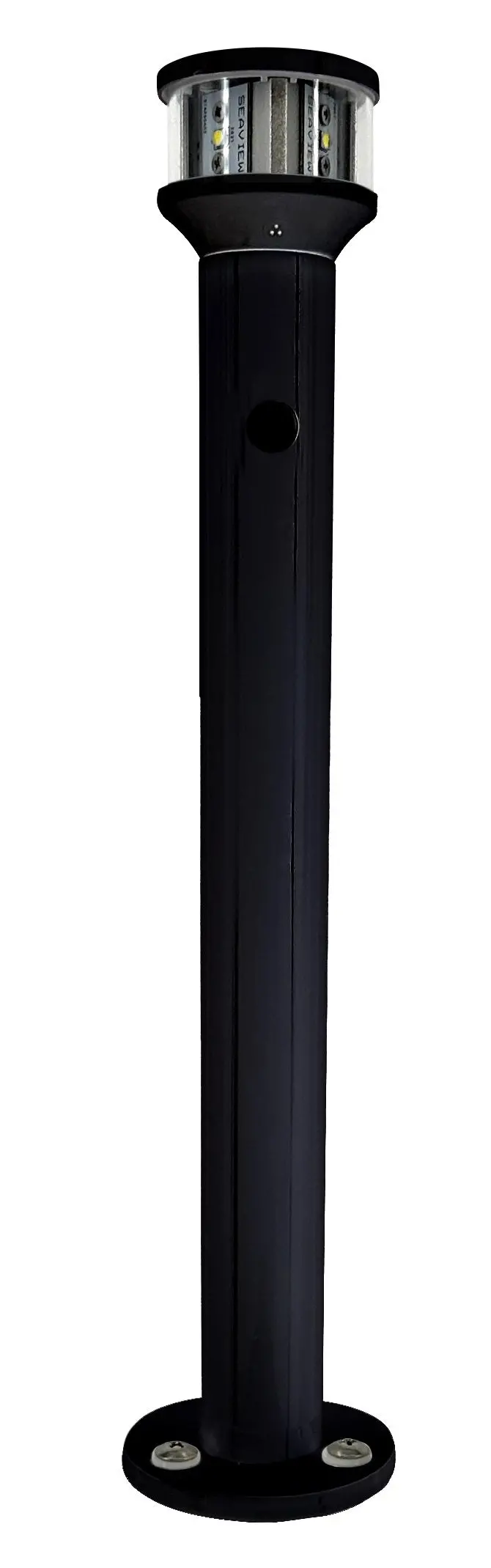 Seaview 24In Black Light Post With Ltbled12 Nav Light 1