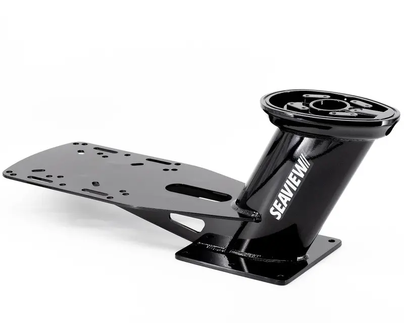 Seaview Pmadm1m2blk Dual Mount Aft Rake Requires Plate Black 1