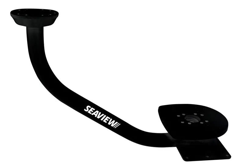 Seaview Pmadm3m1blk Dual Mount Aft Rake Requires Plate Black Finish 1