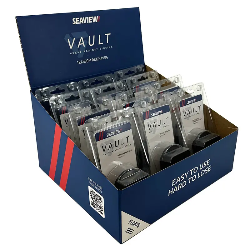 Seaview Pop Display Box W/12-Pack Vault Drain Plugs (Sv101v) [Sv101vpop] 1