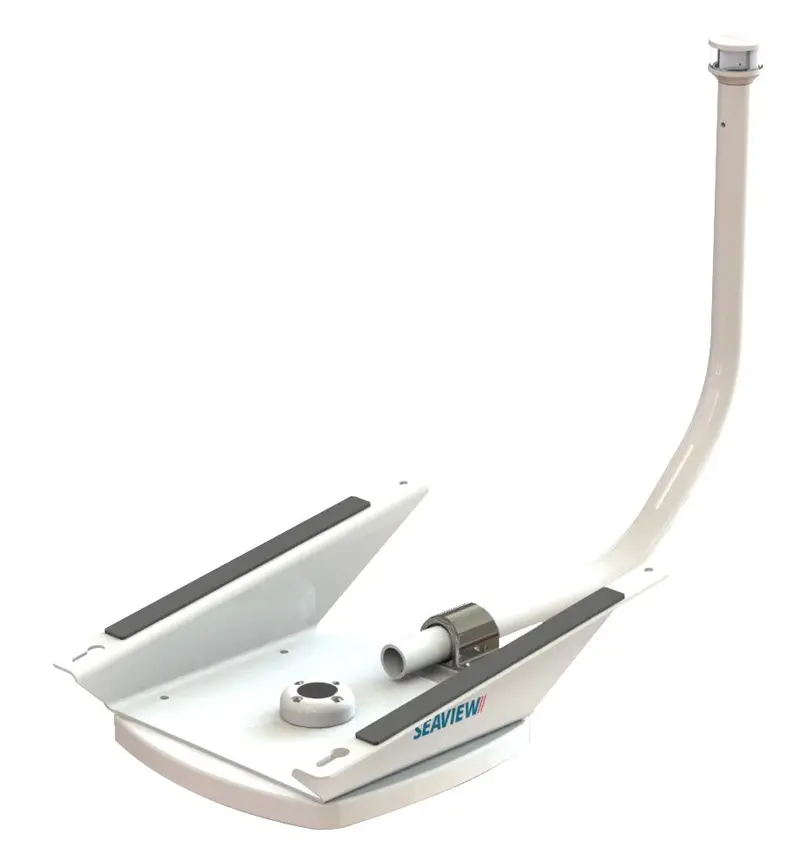 Seaview Svslwbled Wedge Base For Starlink - White With Light Bar And 3Nm Led 1
