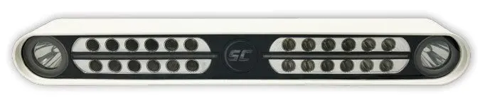 Shadow Caster Eagle Ray Light Bar Dual Optics White Housing 12/24V 1