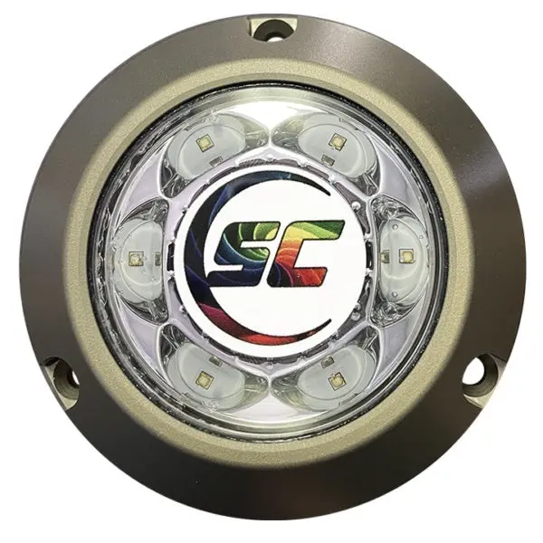 Shadow Caster Sc3 Underwater Led Light Blue/White 12V Aluminum Surface Mount 1