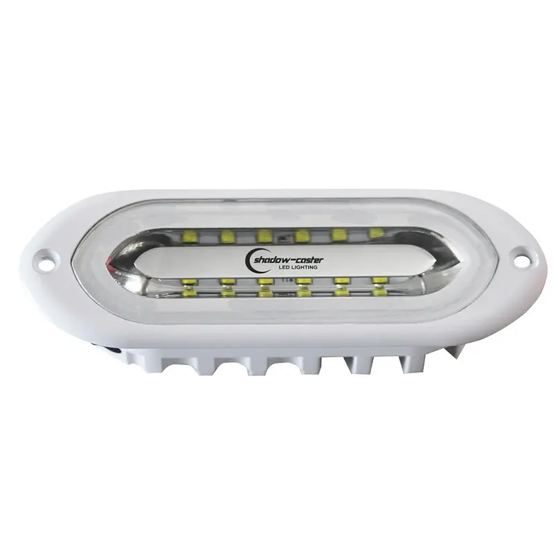 Shadow Caster Scm-Sl Spreader Light White, Blue, Red Led Flush Mount White Housing 1