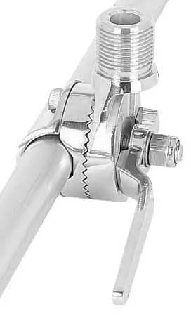 Shakespeare 4190 Rail Mount For 7/8In Or 1In Rail Stainless Steel 1