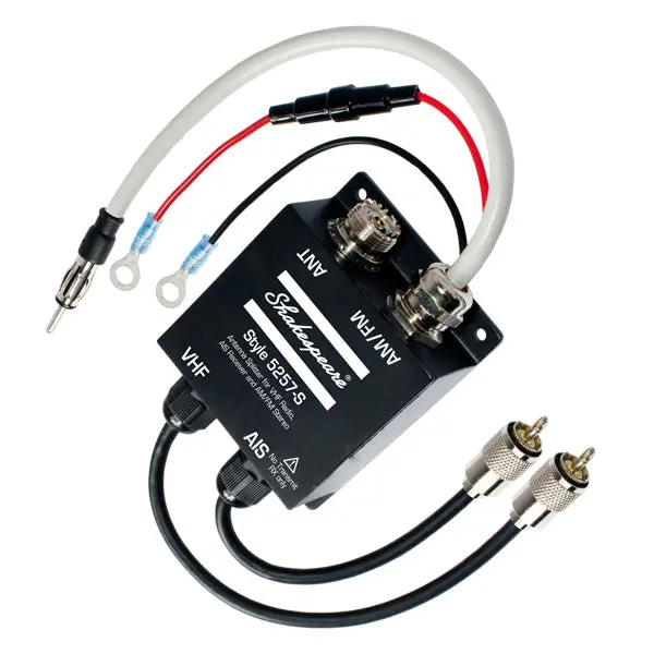 Shakespeare 5257-S Splitter Vhf, Ais(Receive Only), Am/Fm With 1 Antenna 1