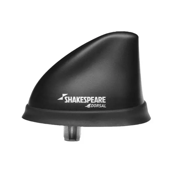 Shakespeare 5912 Black Vhf Low Profile Dorsal Antenna 26Ft Rg58 Cable 1
