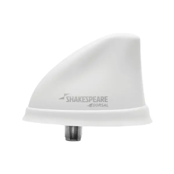 Shakespeare 5912 White Vhf Low Profile Dorsal Antenna 26Ft Rg58 Cable 1
