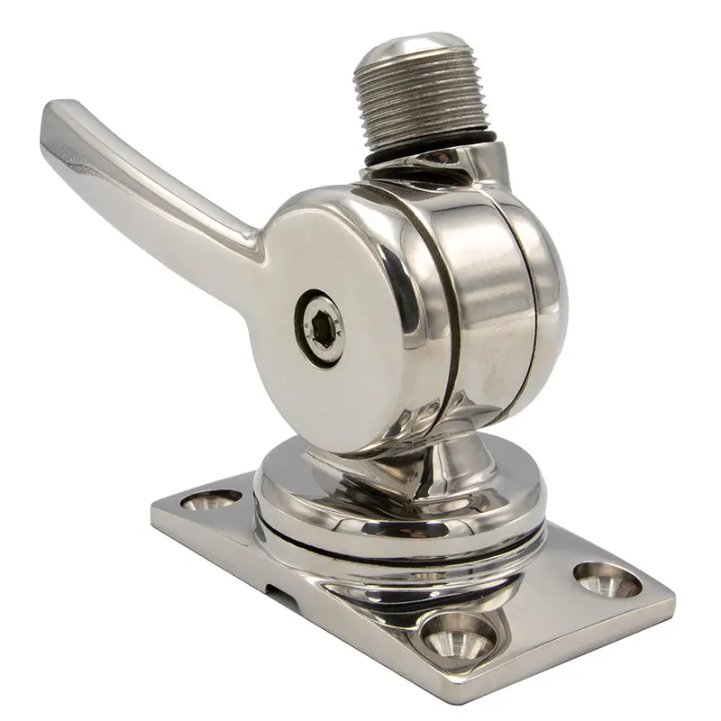Shakespeare 6187 Sleek  Compact Stainless Steel Rotatable 4-Way Ratchet Mount [6187] 1