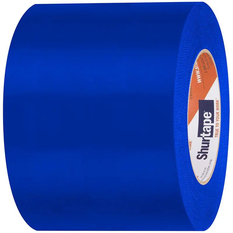 Shurtape Uv-Resistant Marine Heat Shrink Tape - 96Mm X 55M Roll - Serrated Edge Blue [105743] 1