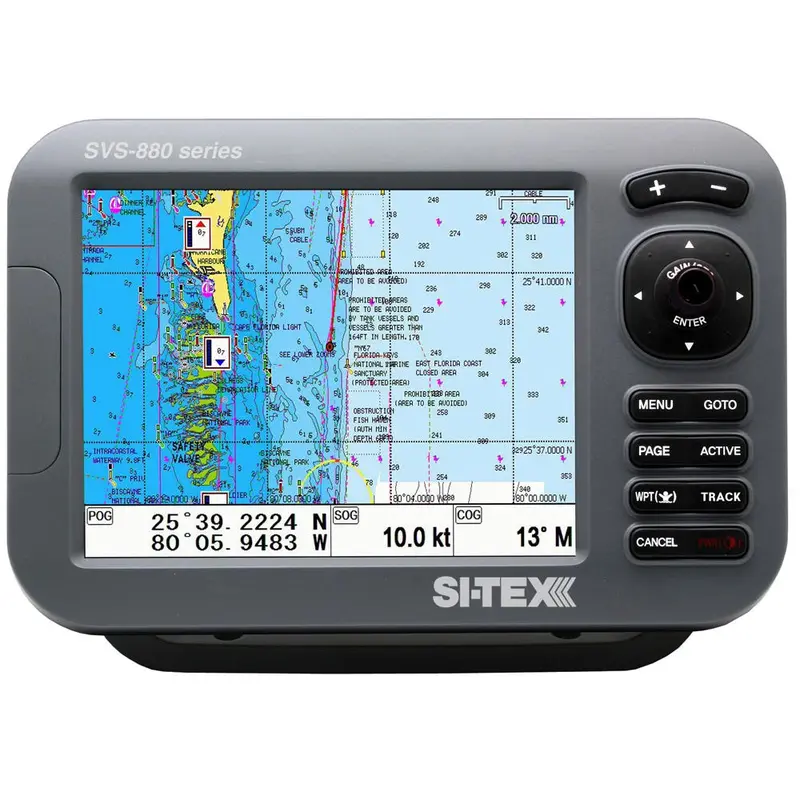 Si-Tex Gps Chart-Dual Frequency 600W Sonar System - 8 Color Lcd W/Internal  External Gps Antenna  C-Map 4D Card [Svs-880Cfe+] 1