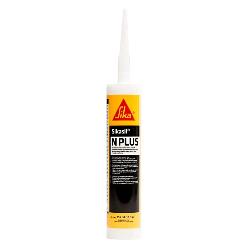 Sika Sikasil-N Plus Clear 10Oz W/Nozzle [432053] 1