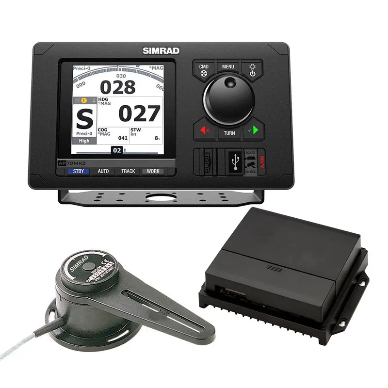 Simrad Ap70 Mk2 Autopilot Basic Pack- Includes Ap70 Mk2 Control Head, Ac70 Course Computer  Rf300 Feedback [000-15039-001] 1
