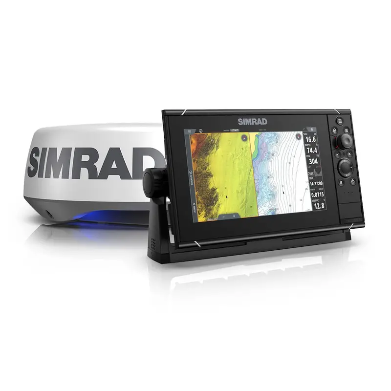 Simrad Nss9 Evo3s Radar Bundle C-Map Enhanced And Halo20+ 1
