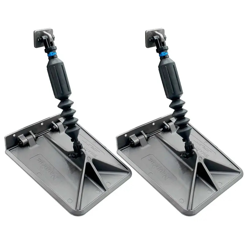 Smart Tabs Sx Trim Tabs By Lectrotab 9.5" X 10" F/18'-22' Boats W/80Lb Actuators - 150-240Hp - Gunmetal Grey [Sxg9510-80] 1
