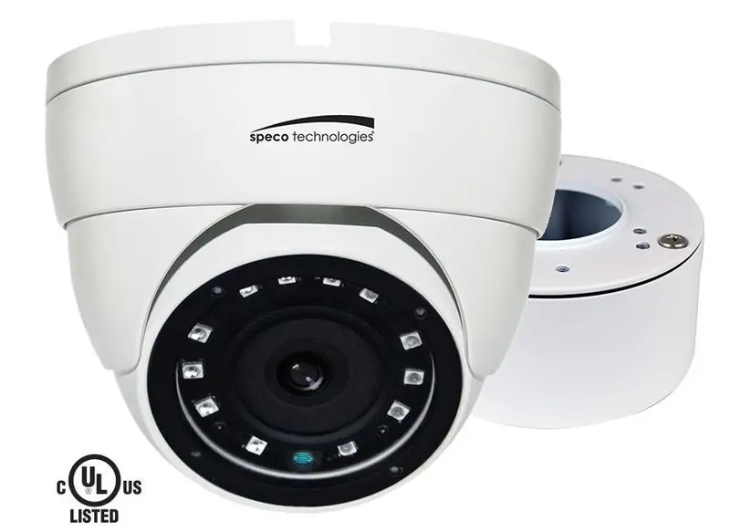 Speco Vldt4w Dome Camera 18 Led Ir 3.6Mm Lens 1