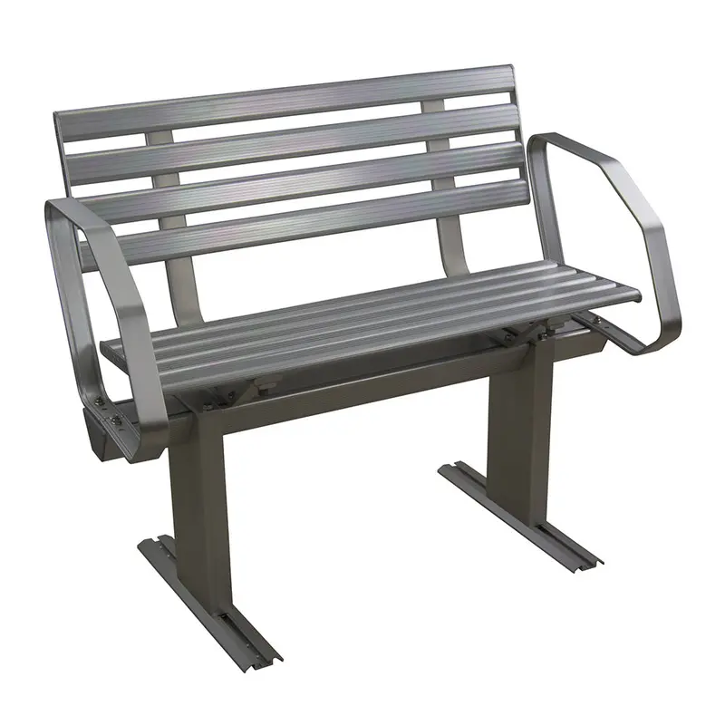 Springfield Aluminum Dock Bench W/Arms [1099050-2A] 1