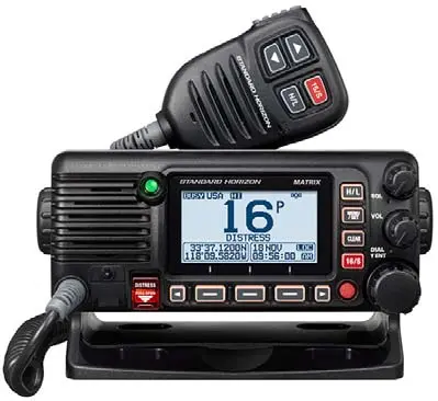 Standard Matrix Ais/Gps Black 25W Fixed Mount Vhf Nmea2000 1