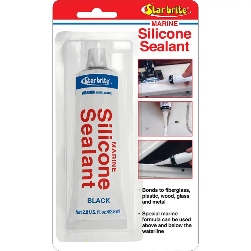 Star Brite Marine Silicone Sealant - Black - 2.8 Oz [82103] 1