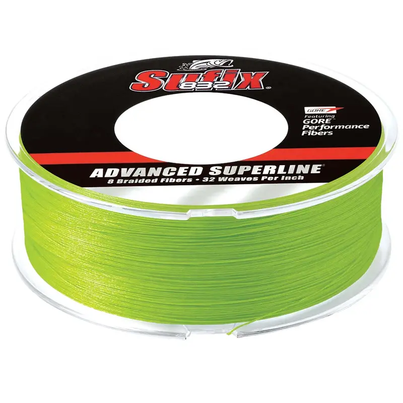 Sufix 832 Advanced Superline Braid - 10Lb - Neon Lime - 600 Yds [660-210L] 1