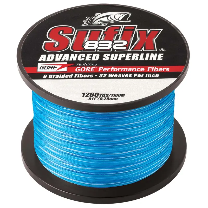 Sufix 832 Advanced Superline Braid - 20Lb - Coastal Camo - 1200 Yds [660-320Cc] 1