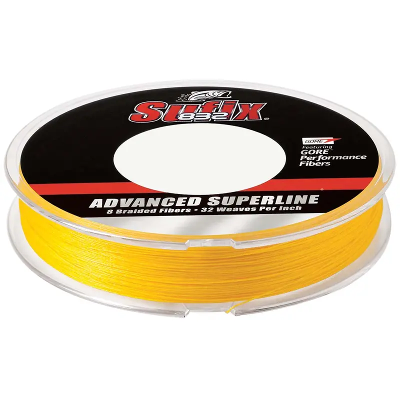 Sufix 832 Advanced Superline Braid - 20Lb - Hi-Vis Yellow - 150 Yds [660-020Y] 1