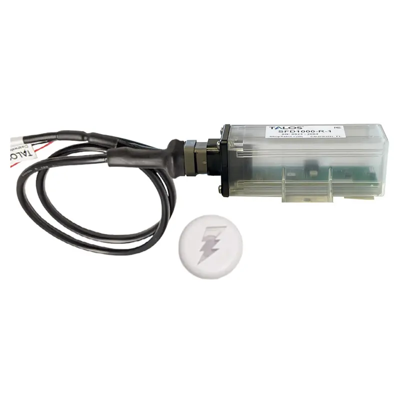 Talos Remote Housing Lightning Detection System W/20' Cable - White Round Indicator W/Translucent Housing [Sfd1000r-T1-Wo-Wh-20Ft] 1