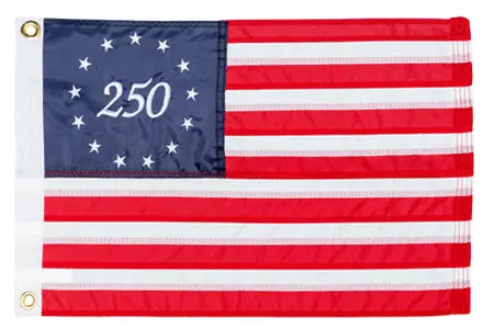 Taylor Made 12In X 18In 250 Years Of Freedom American Flag 1