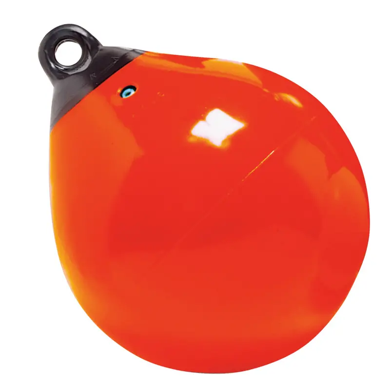 Taylor Made 21" Tuff End Inflatable Vinyl Buoy - Orange [61152] 1