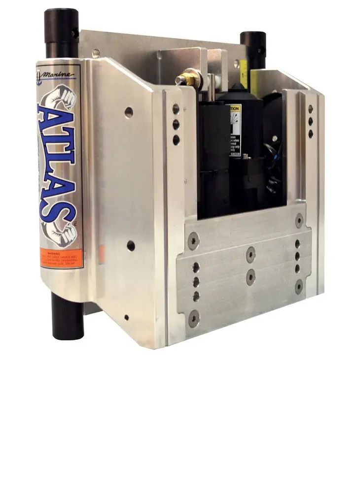 Th Marine Atlas 4In Jack Plate Heavy Duty Hydraulic Polished 1