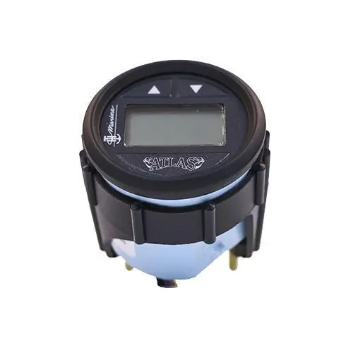 Th Marine Hydraulic Gauge Kit Fits Atlas 6,10,12 & 14In Jack Plates, Black Bezel 1