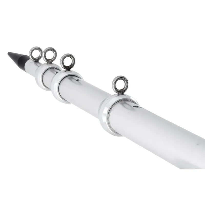 Tigress Xd Telescoping Aluminum Outrigger Poles - 15 - 1-1/2" Od Silver [88924] 1