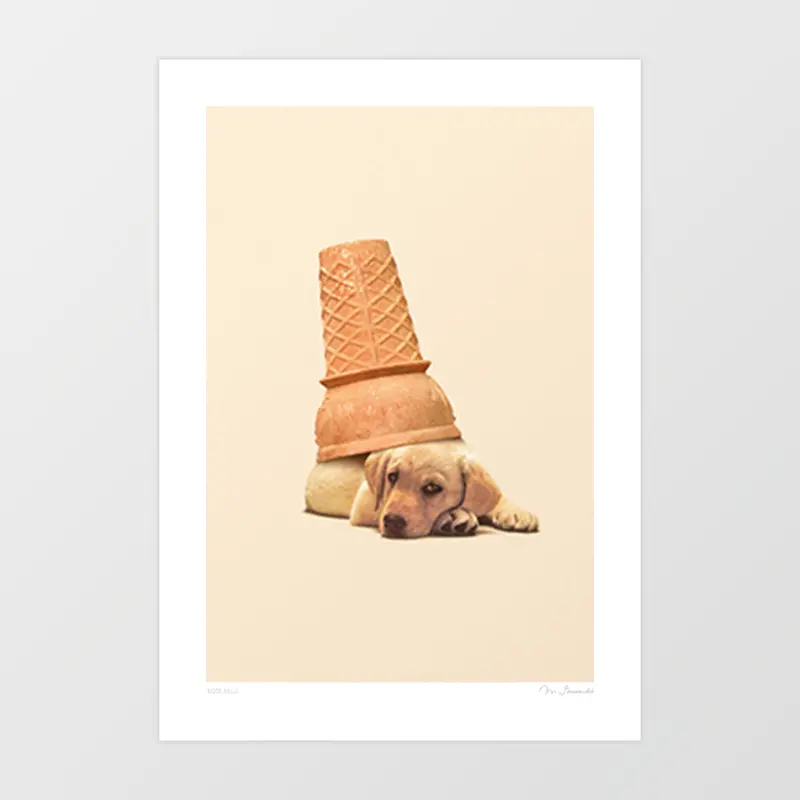 ‘Under Dog’ Art Print By Vertigo Artography 1