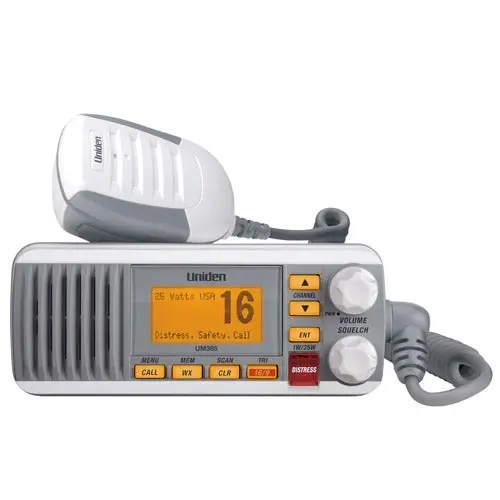 Uniden Um385 White Vhf Class D Dsc 25 Watt 1