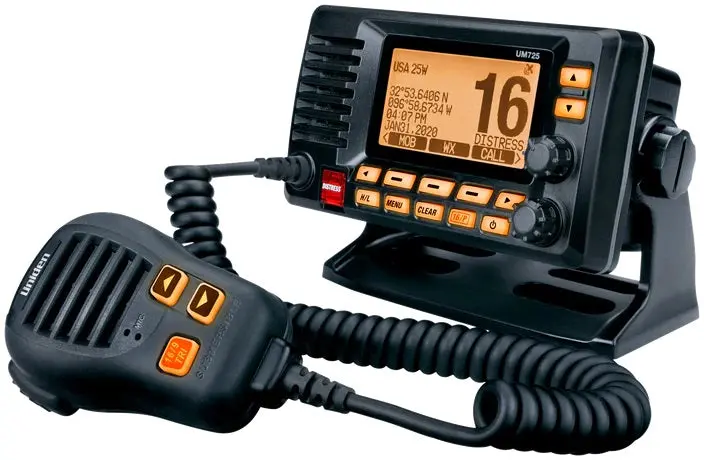 Uniden Um725bk Black Vhf 1