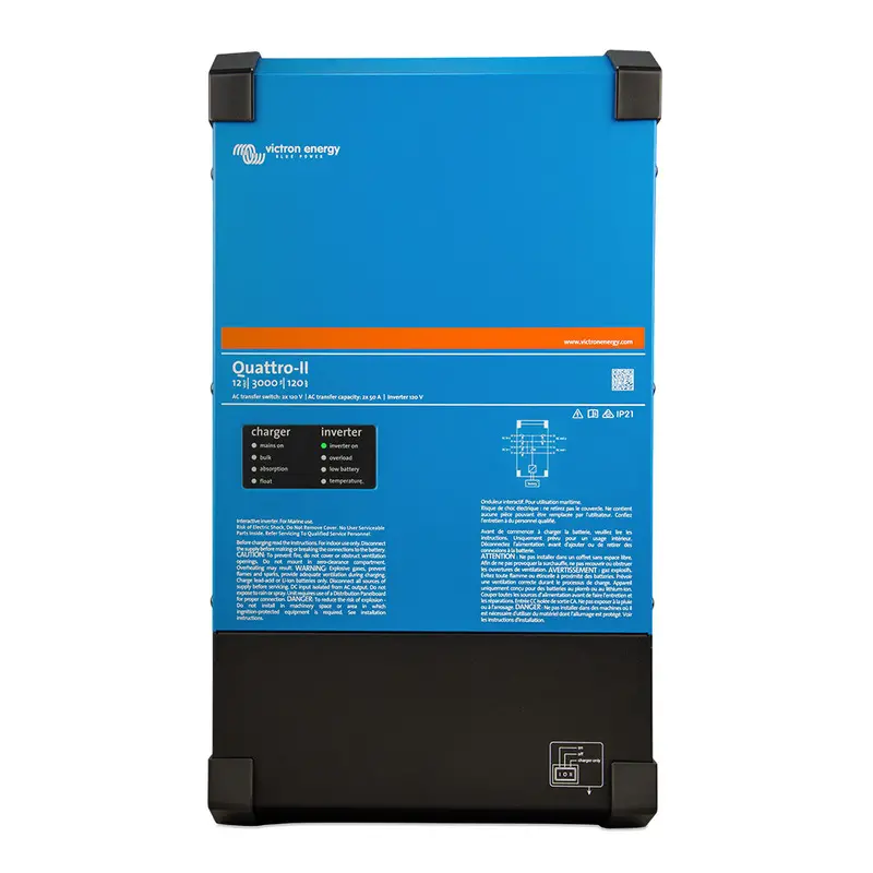 Victron Quattro-Ii - 12/3000 - 120-50/50 - 2X 120V [Qua122305130] 1