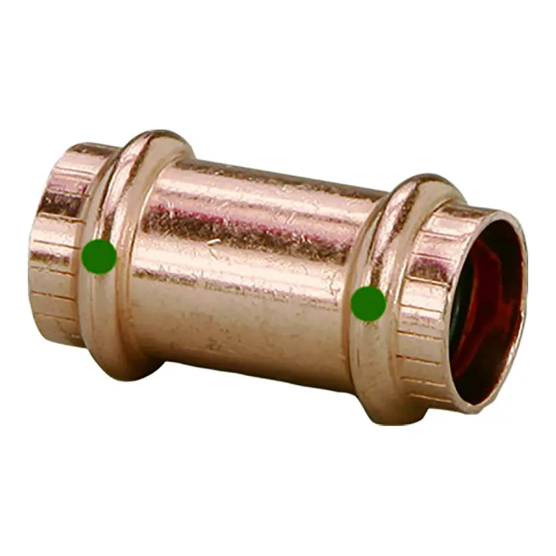 Viega Propress 1-1/2" Copper Coupling W/O Stop - Double Press Connection - Smart Connect Technology [78192] 1