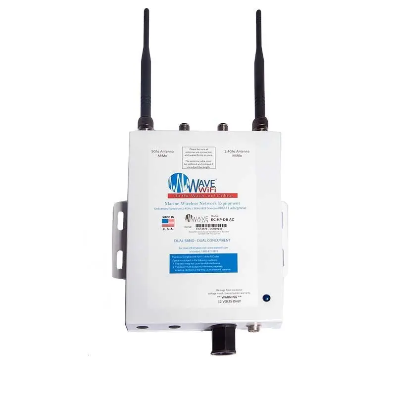 Wave Wifi Ec-Hp-Db-Ac Hot Spot 2 - 25Ft 400Uf Low Loss Cable 2 -2Ft Antenna 2 Rubber Duck 1