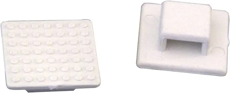Weld Mount At-3 Wire Tie Mount, Small White 500 Pack At-3-500 1