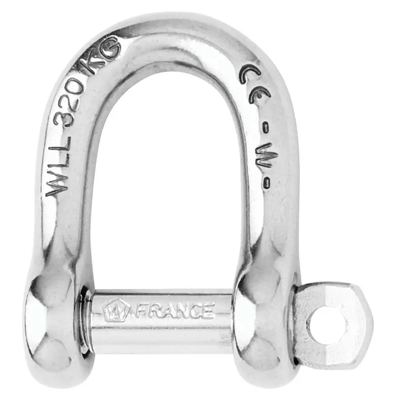 Wichard Self-Locking D Shackle - Diameter 5Mm - 3/16" [1202W] 1