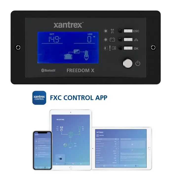 Xantrex 808-0817-02 Remote With 25Ft Cable And Bluetooth For Freedom X And Xc Inverters 1