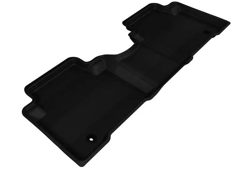 3D Maxpider Black 2Nd-Row Floor Mats For 2013–2019 Hyundai Santa Fe & Santa Fe Xl (Kagu) 1